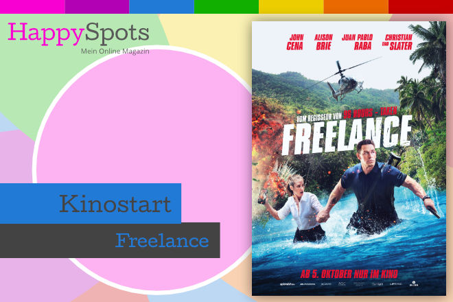 "Freelance" läuft ab 05.10.2023 in den deutschen Kinos.