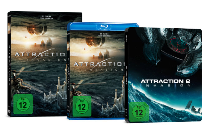 "Attraction 2 - Invasion" ist ab 13.03.2020 als DVD, Blu-ray, Blu-ray SteelBook und Digital erhältlich.