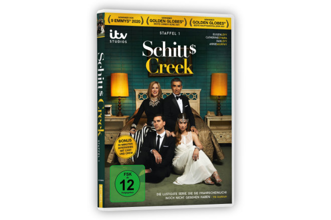 Die erste Staffel "Schitt´s Creek" ist ab 16.04.2021 auf DVD erhältlich.