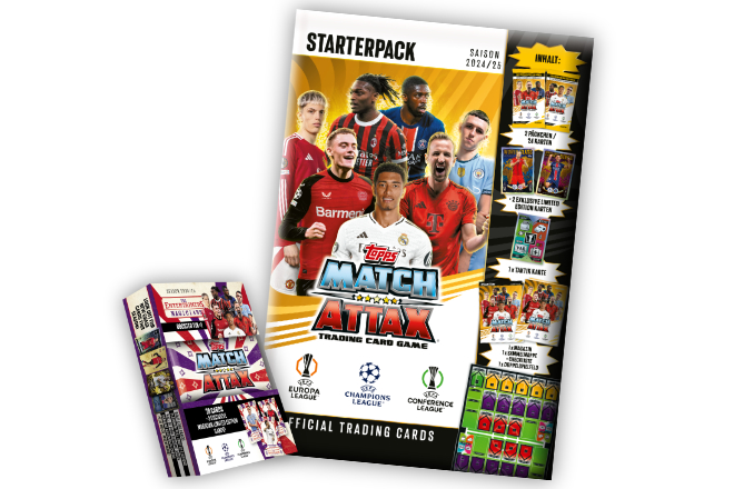 Zur Vorstellung der Match Attax Sammelkarten zu den UEFA Club Competitions von Topps verlosen wir jetzt ein Starterpack!