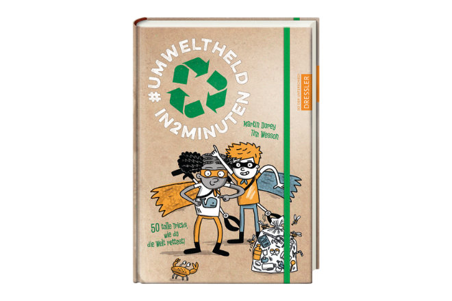 Das innovative Mitmachbuch "#umweltheld in 2 Minuten" für junge Greta-Fans ist ab sofort erhältlich.