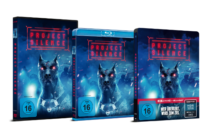 "Project Silence" ist ab 12.12.2024 als Blu-ray, DVD und 2-Disc SteelBook sowie ab sofort digital erhältlich.