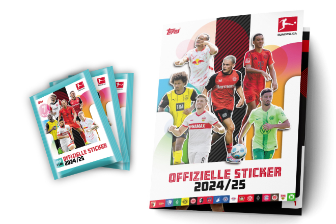 Die neuen Bundesliga Sticker 2024/25 von Topps sind da!