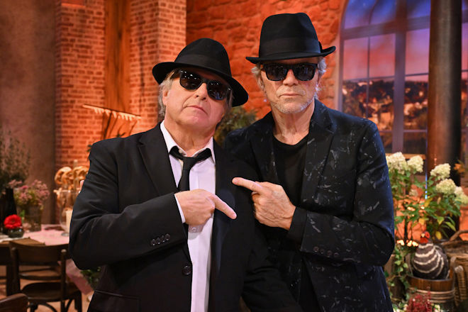 Andy Borg und "Lippi" haben für den "Schlager-Spaß" ein ganz besonderes Duett vorbereitet.