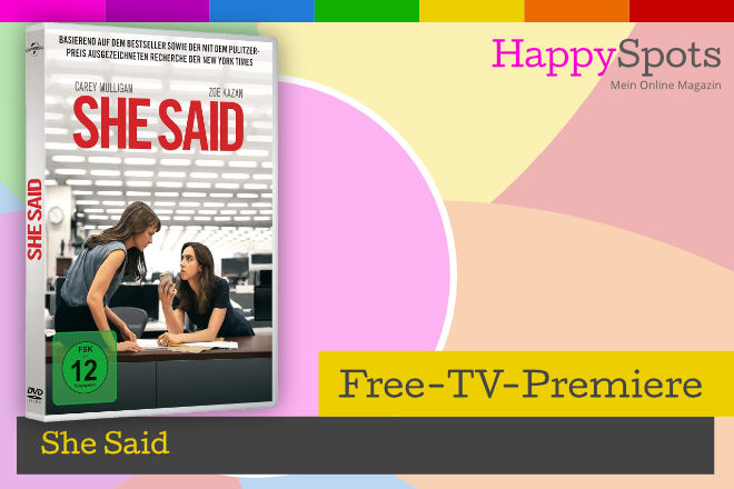 Die Free-TV-Premiere "She Said" läuft heute, am 08.03.2025 in SAT.1.